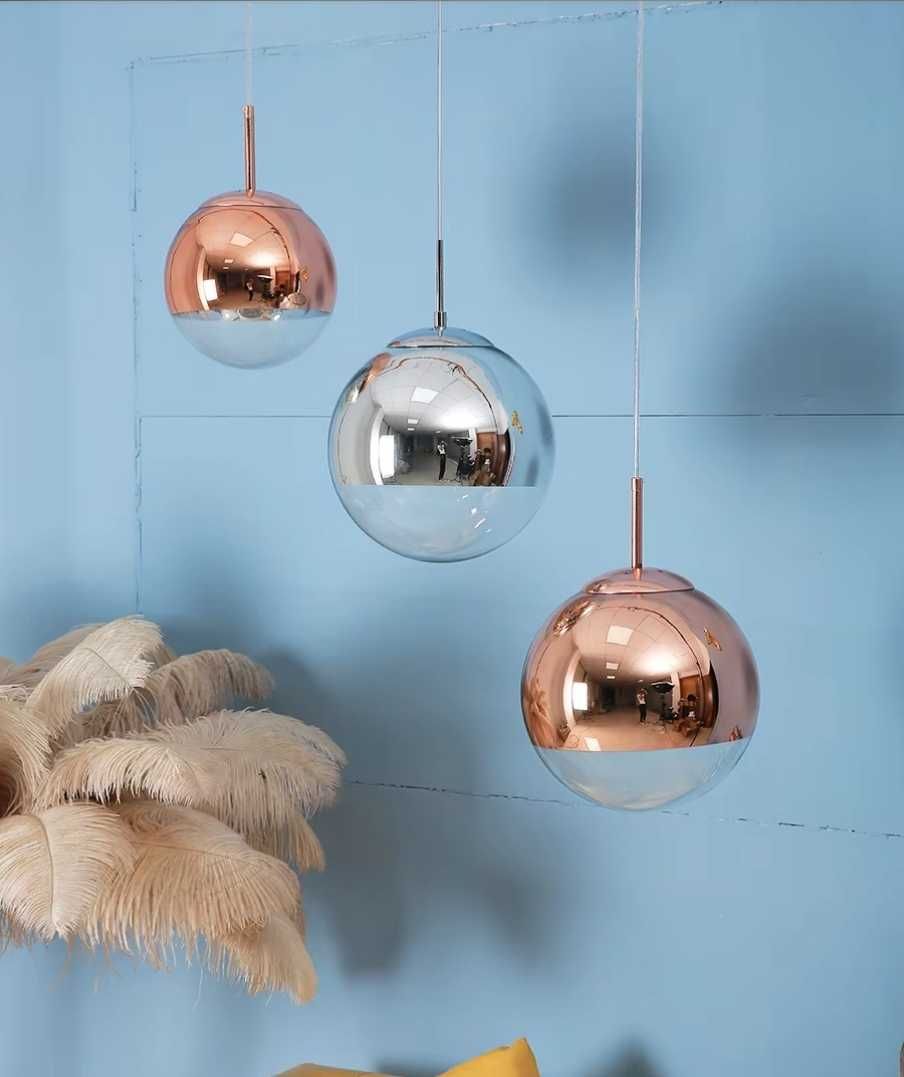 Осветително тяло в цвят розово злато - rose gold