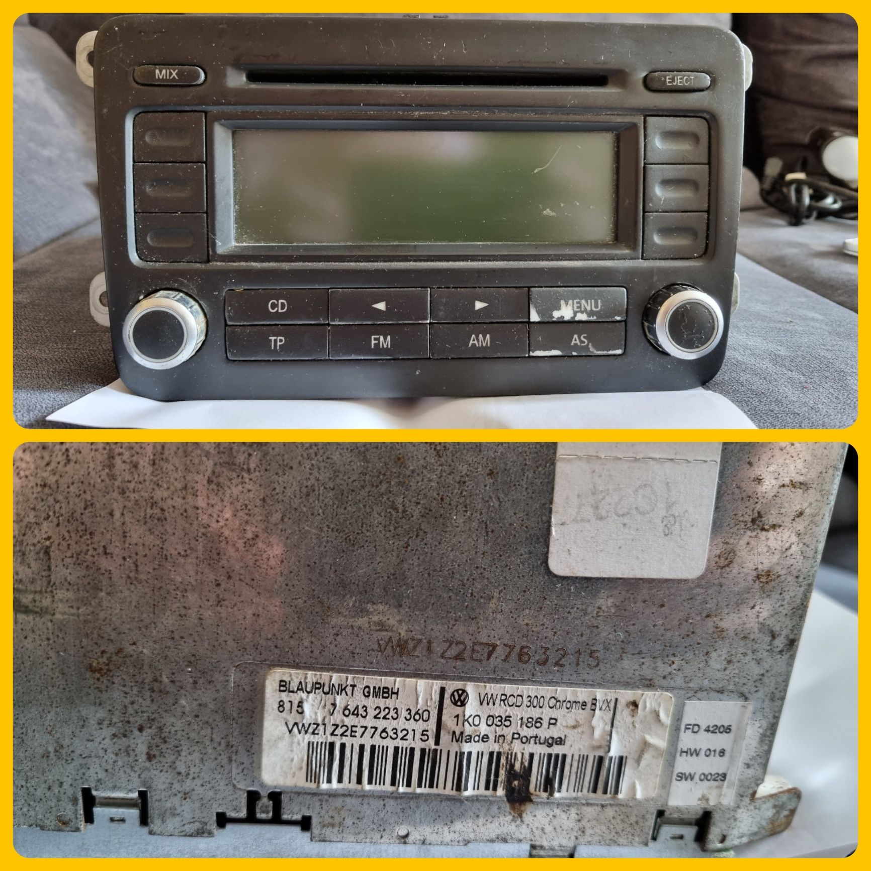 Cd player auto mp3