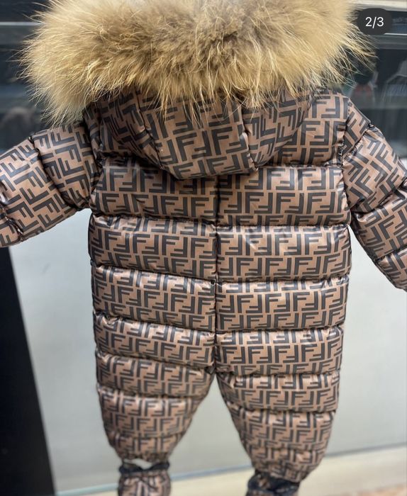 Combinezon Fendi cu blana naturala