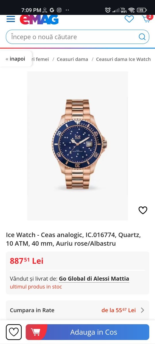 Ceas ice watch unisex