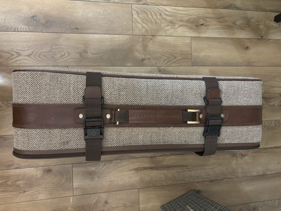 Set Troler / geamantan Vintage Samsonite 4 Set 2100 Tweed Bermuda Sand