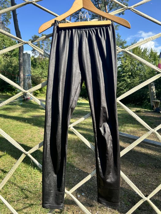 Pantaloni / colanti dama super skinny imitatie piele marime XS / S