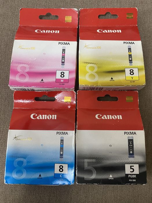 Cartuse Canon Pixma :CLI-8C,CLI-8Y, CLI-8M, PGI-5BK