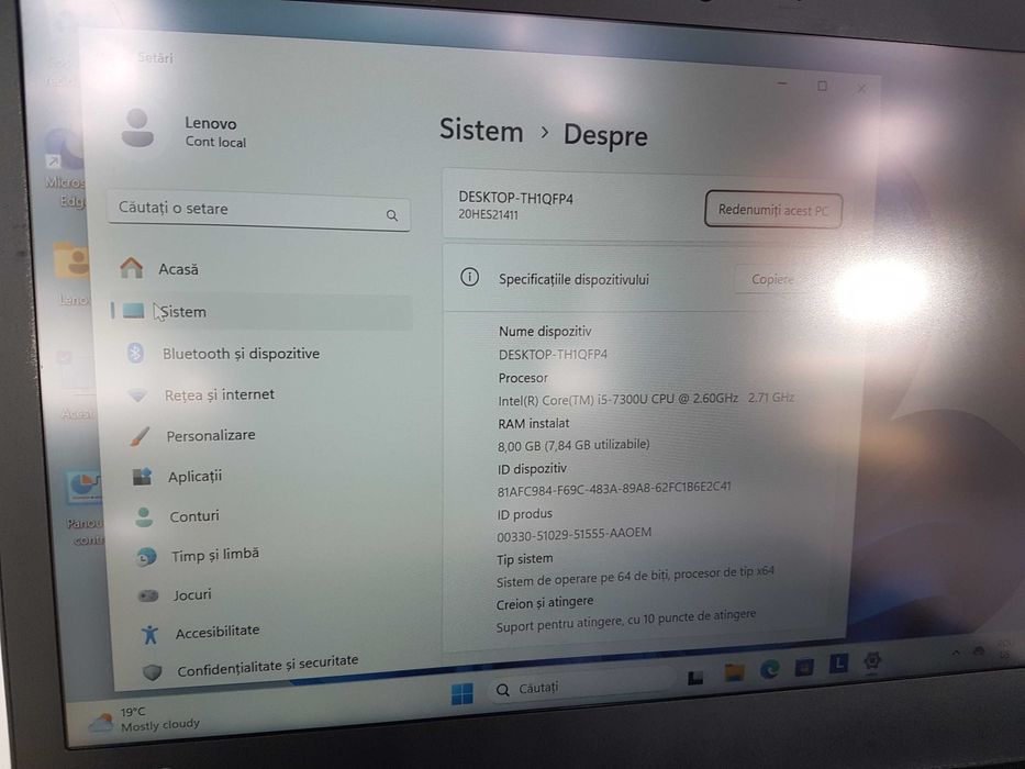 Lenovo ThinkPad T470 Intel® Core™ i5-7300U Touchscreen (Incomplet)