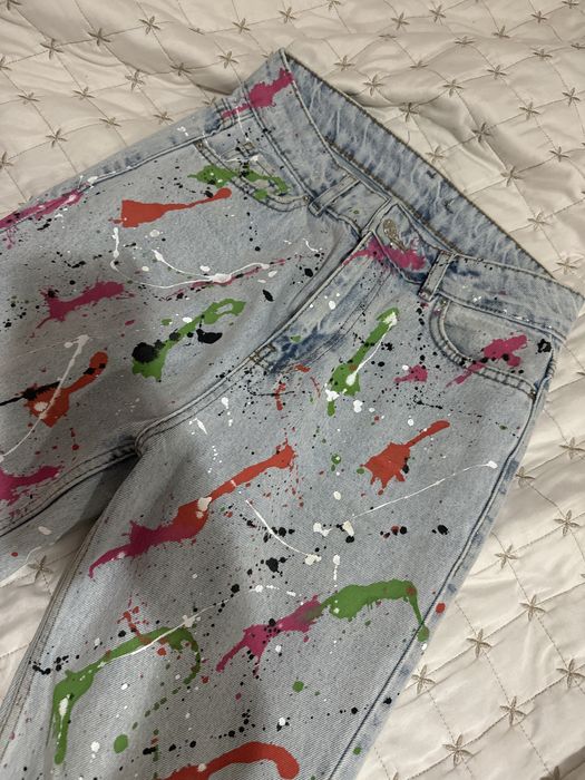 Напръскани дънки Little black dress S-M размер