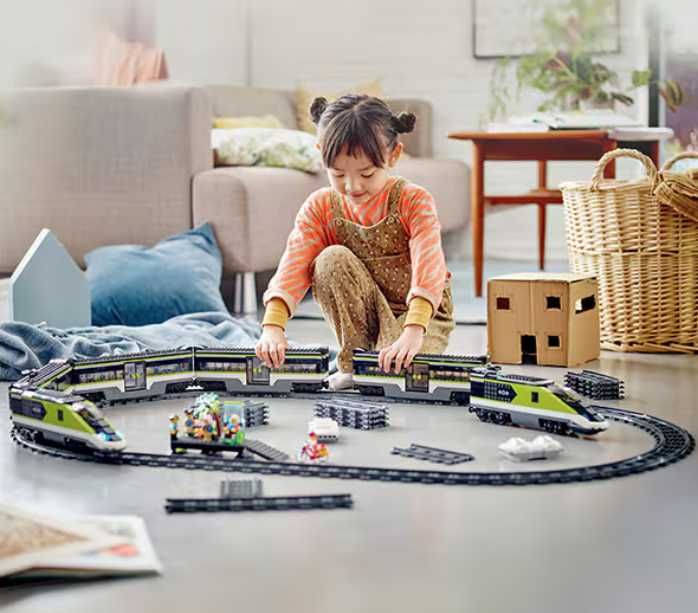 LEGO City Tren expres de pasageri 60337, 7 ani+
