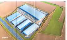 Vand  38100  mp teren intravilan industrial in Tureni, pentru hale