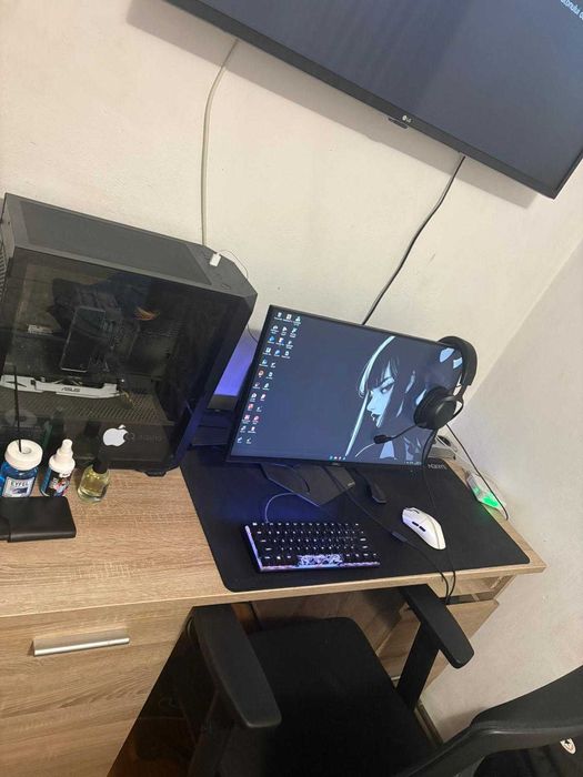 setup Ryzen 7 5700X3D  GTX 1060  16GB RAM  SSD 1TB  Monitor 280Hz