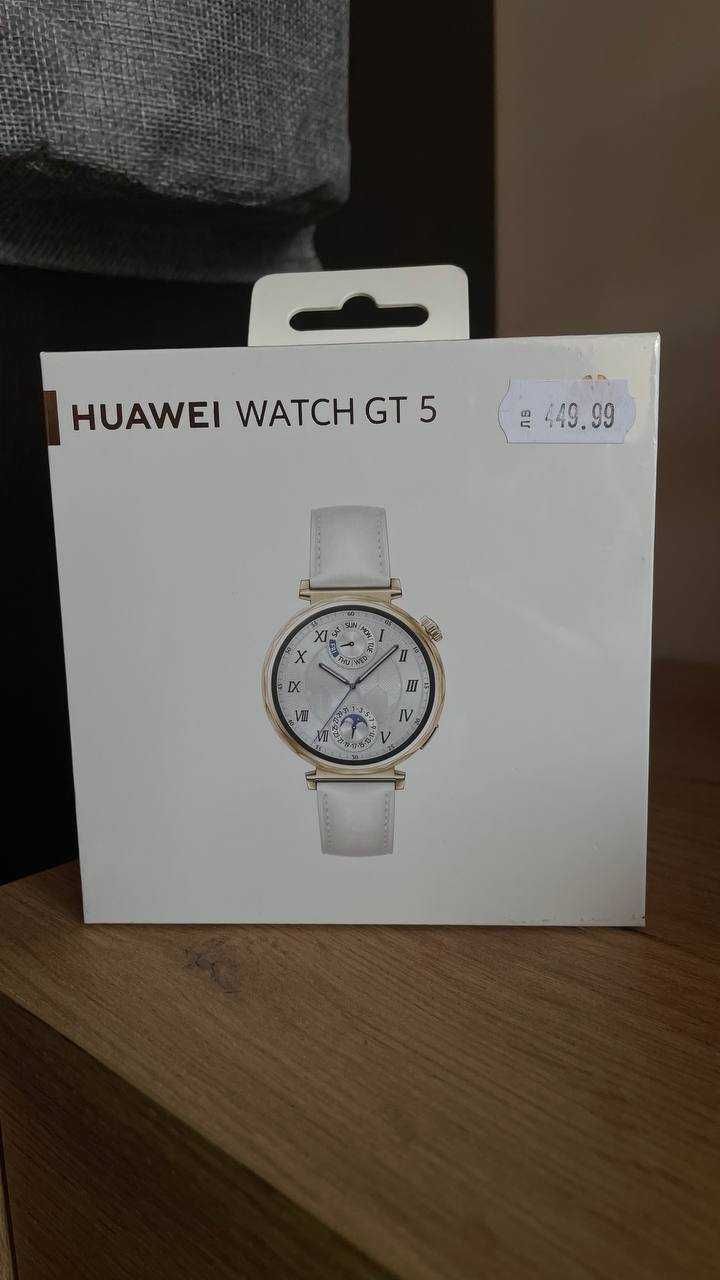HUAWEI Watch GT 5 41mm White Leather Нов