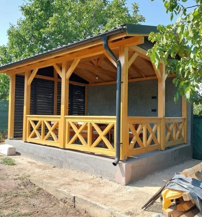 Foișoare terase pergoale din lemn