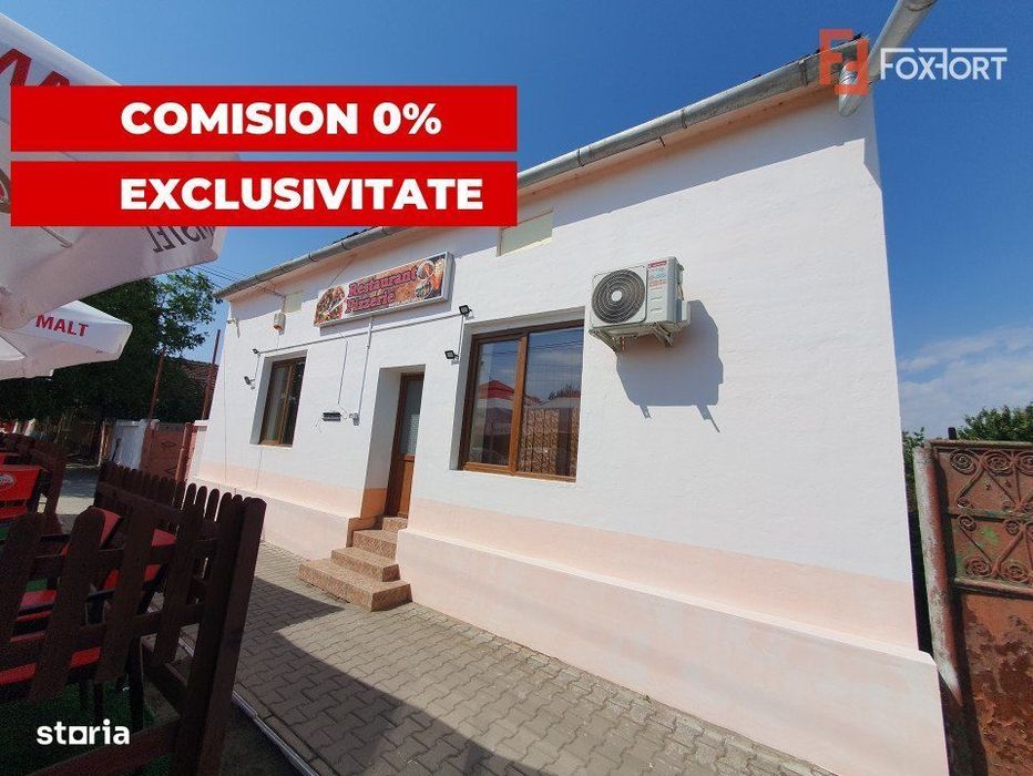 COMISION 0% Spatiu comercial cu 4 incaperi de vanzare in Denta, zona C