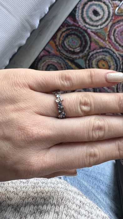 Inel si cercei kultho safire si diamante