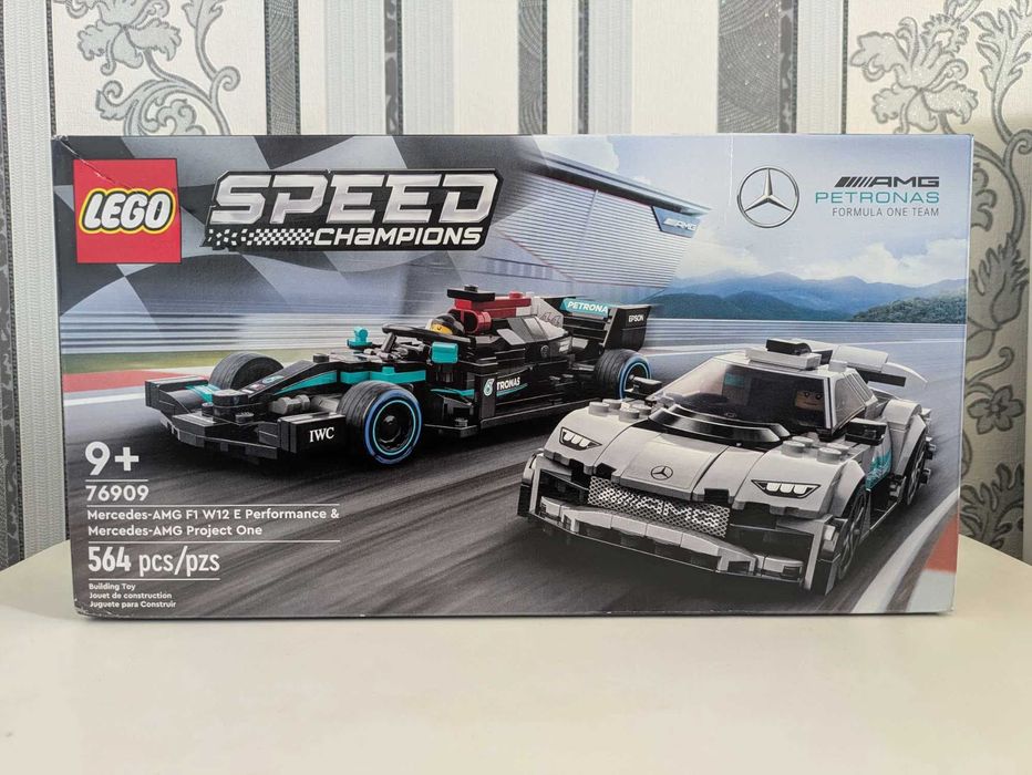LEGO Speed Champions 76909 — Mercedes-AMG F1 W12 & AMG Project One