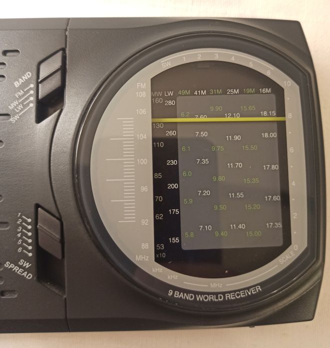 RADIO portabil TCM - 9 Band World Receiver FM, MW, LW, SW