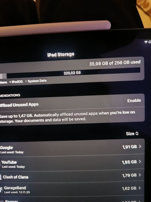 iPad pro 12.9 inch 2021 256 GB