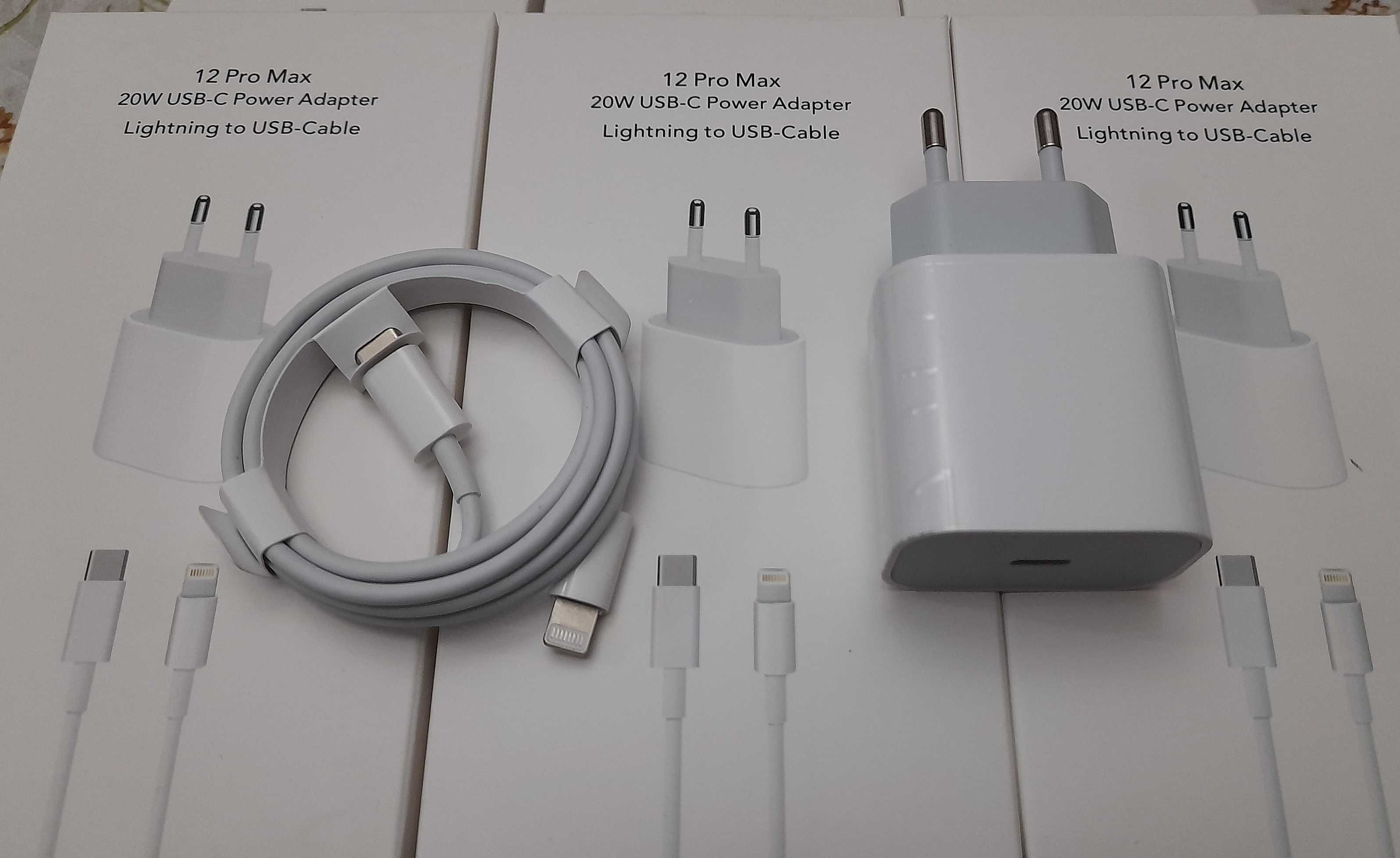 Incarcator fast charge iPhone set adaptor 20w + cablu incarcare