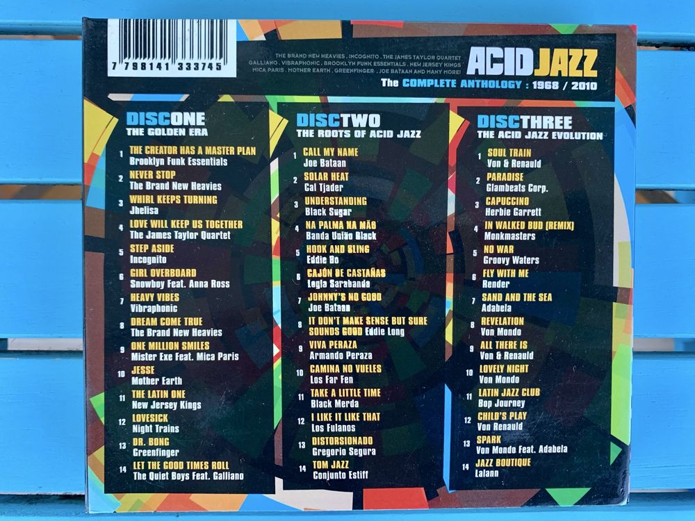 Оригинален 3 CD set “Acid jazz: the complete anthology 1968/2010”