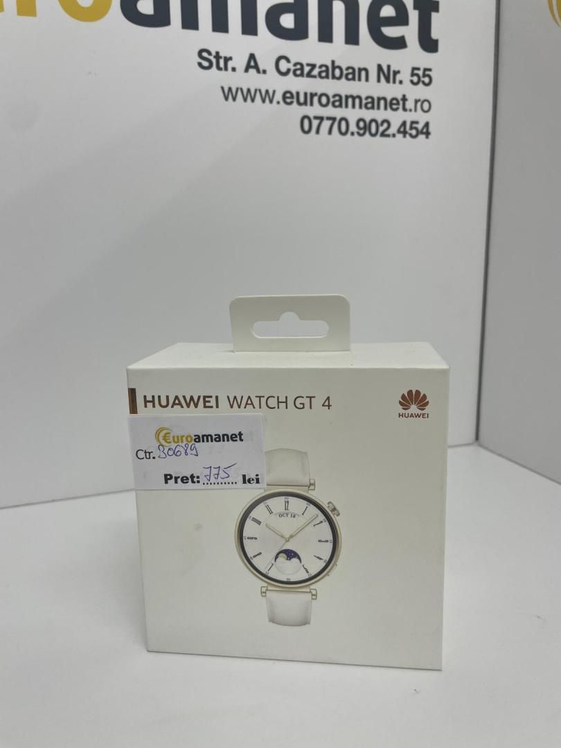 Smartwatch Huawei Watch GT 4, 41mm, White Leather -I-