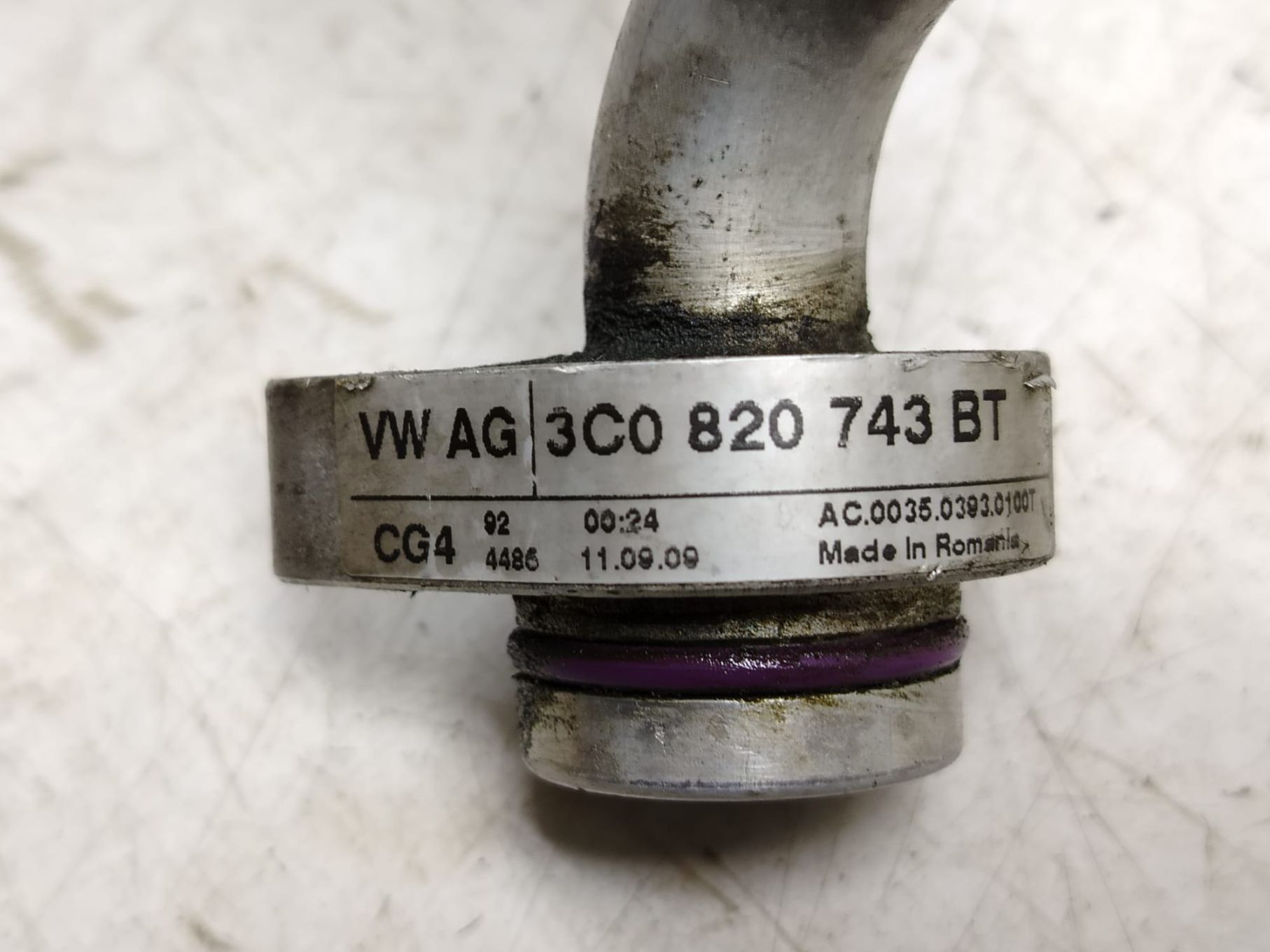 Conducta clima 3c0820743bt 2.0 tdi CBA Volkswagen VW Golf 5 [2003 - 2