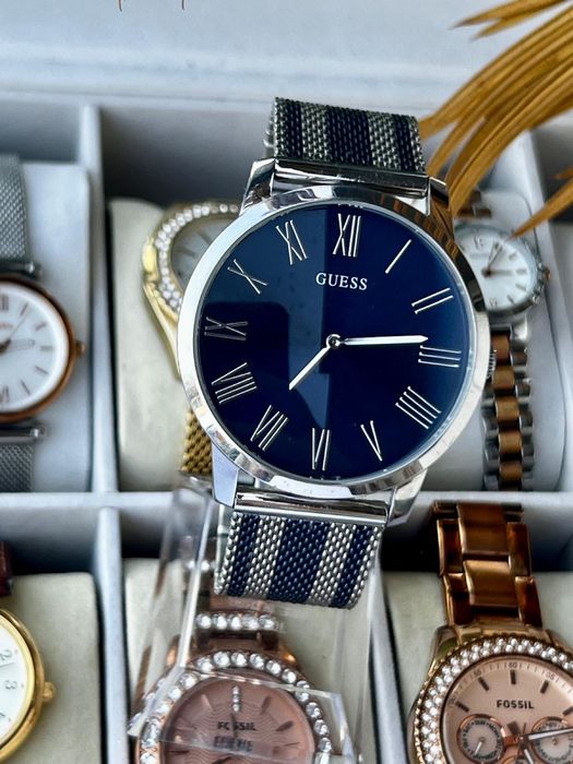 Ceas bărbătesc Guess Blue Mesh