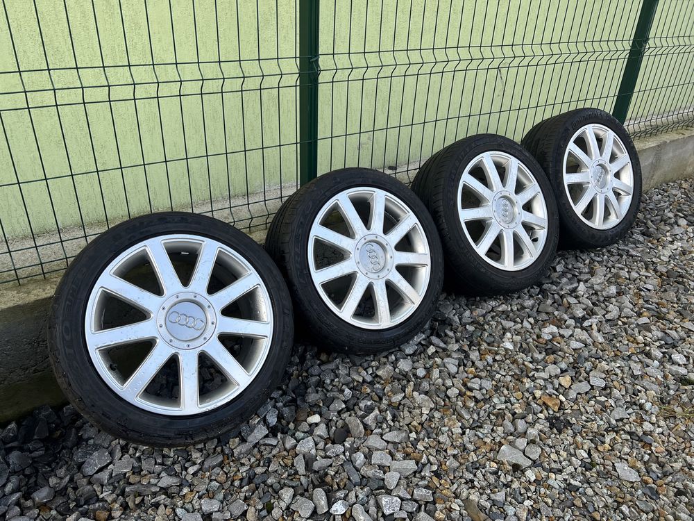 Jante Audi originale R17 - 5x112 + anvelope vara