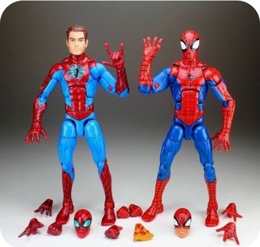 CAUT!! figurina marvel legends pizza spidey