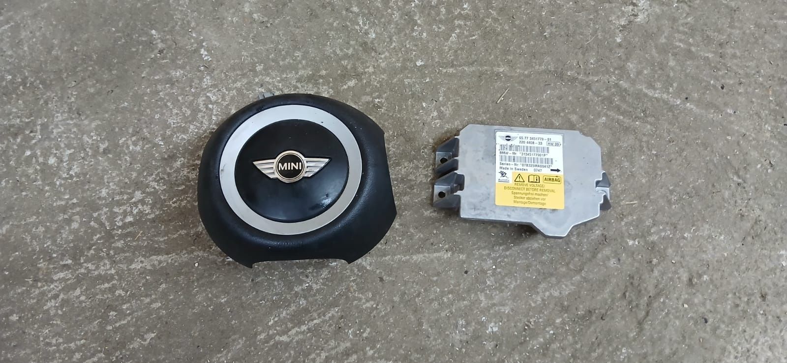 Kit airbag și planșă bord Mini Cooper R55 R56