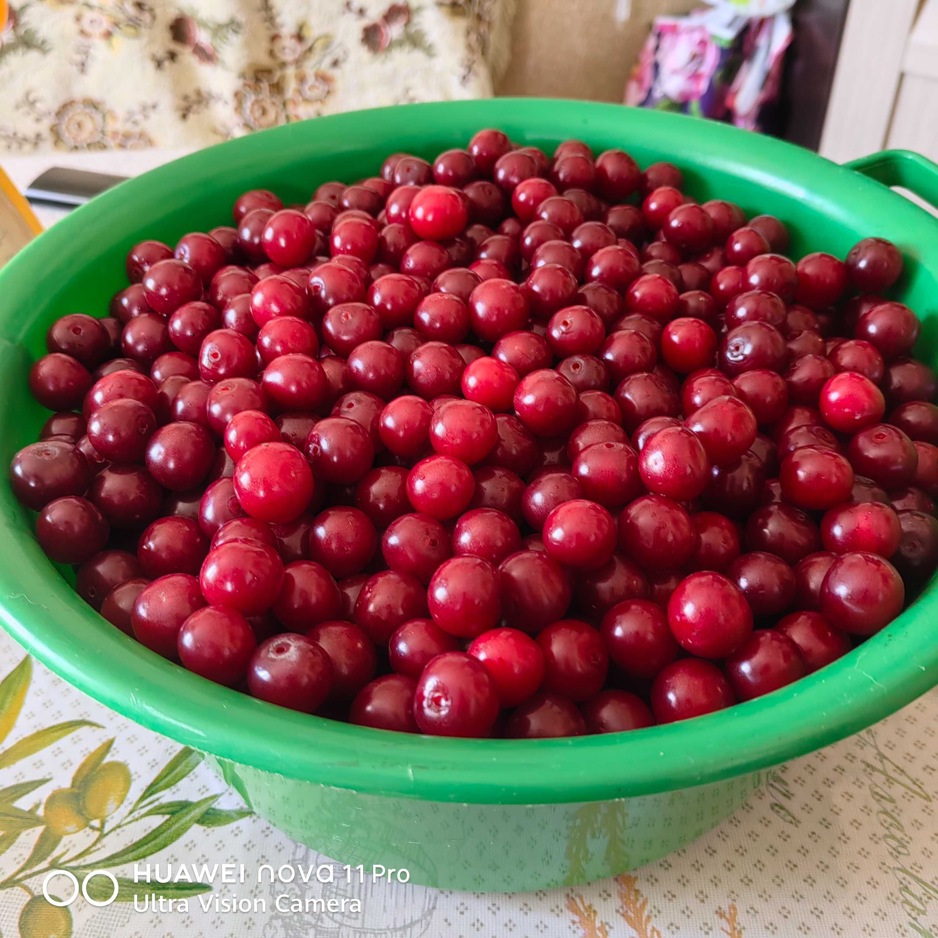 Продаю вишню, спелую вкусную, крупную, 700 тенге за 1 кг, доставка.