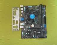 kit placa de baza MSI H81M-E34 + Intel Core i5-4590 la 3,7GHz + 8GB