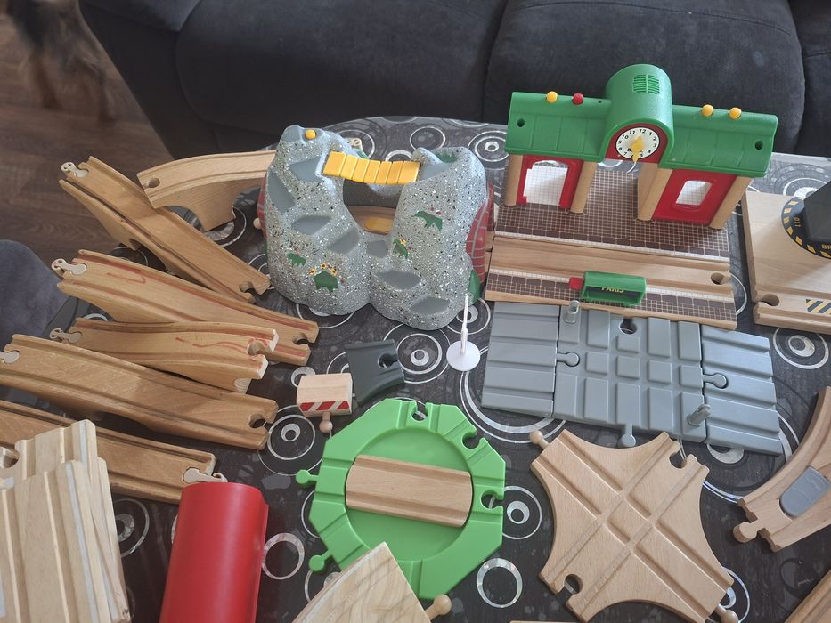 Дървено влакче детско