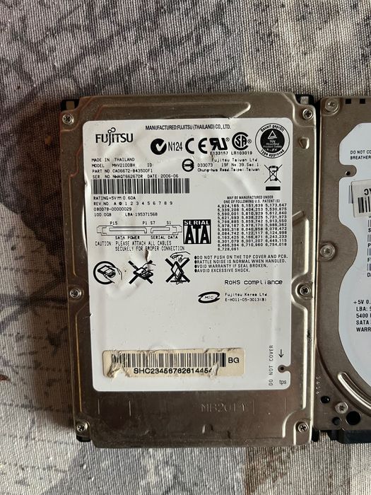 3 броя Hard disk - хард диск hdd за части