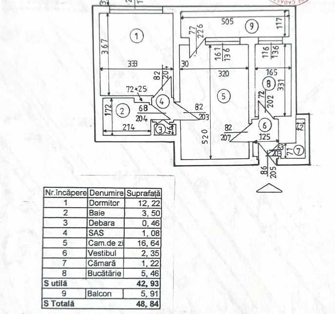 Apartament 2 camere, Crangasi