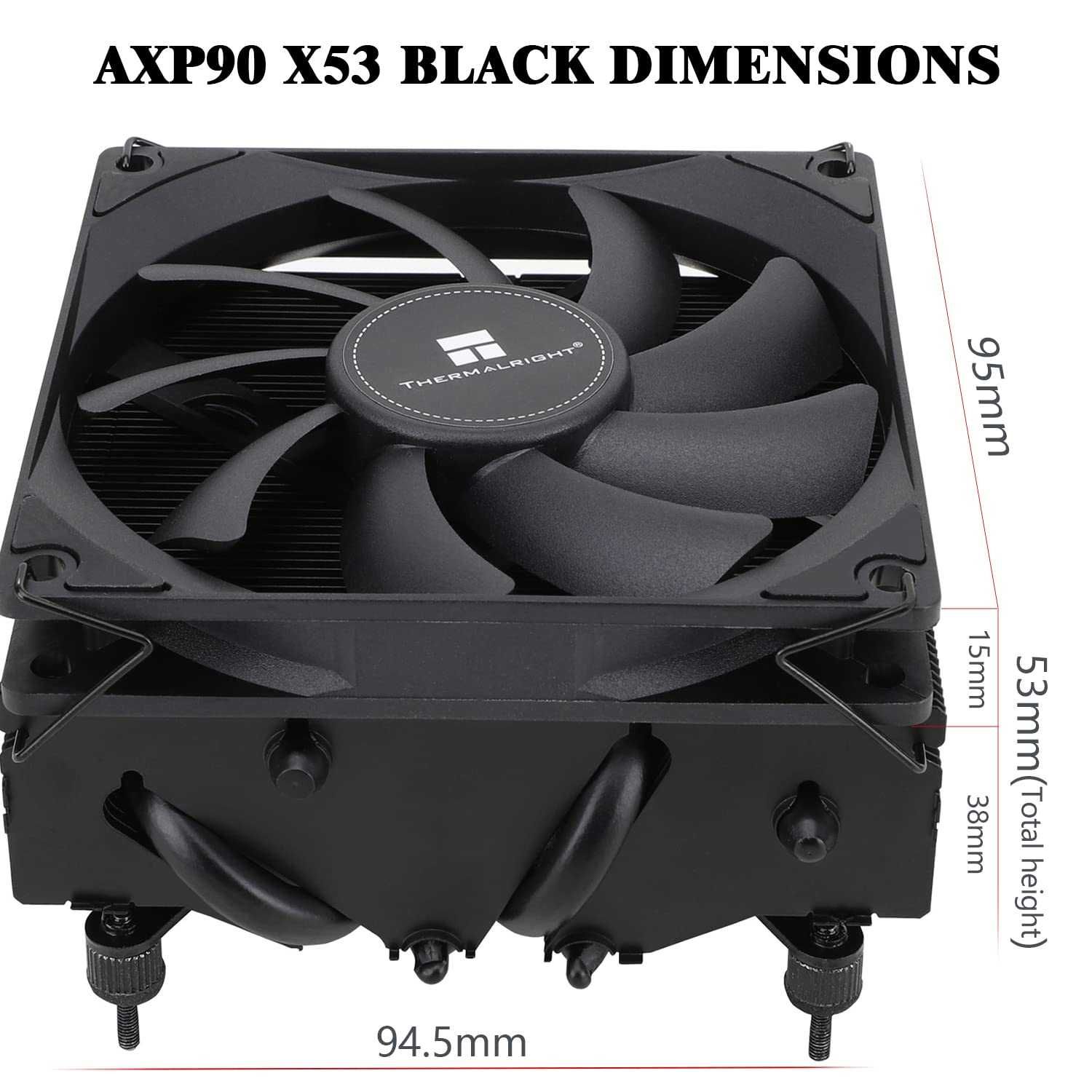 Cooler Ventilator Aer CPU Thermalright AXP90-X53,PWM,AGHP,AMD Intel