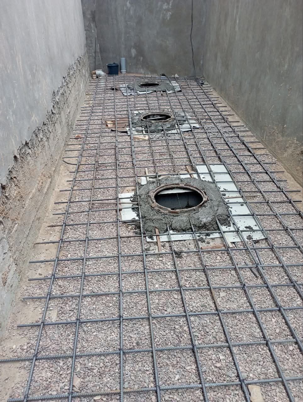 Монтаж наружный канализация и водопровод, септик выгребных яма