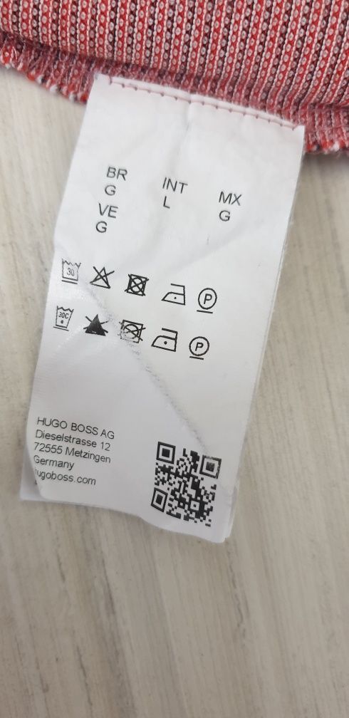Hugo Boss Paddy 2 Pique Cotton Mens Size L ОРИГИНАЛ! Мъжка Тениска!