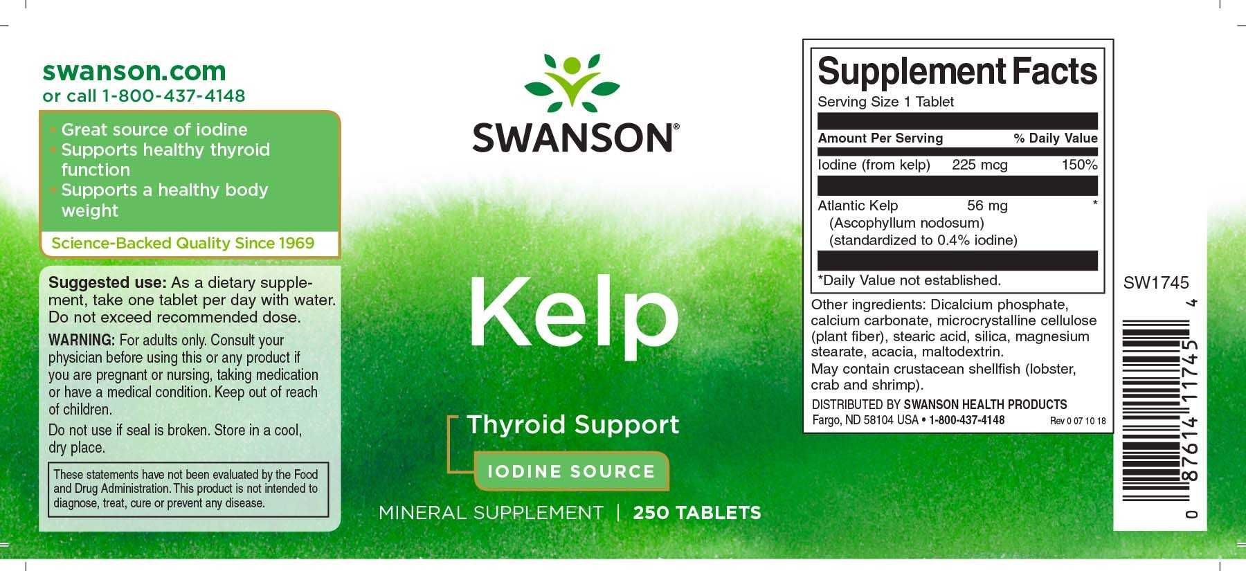 Kelp Swanson (250t) ЙОД из США