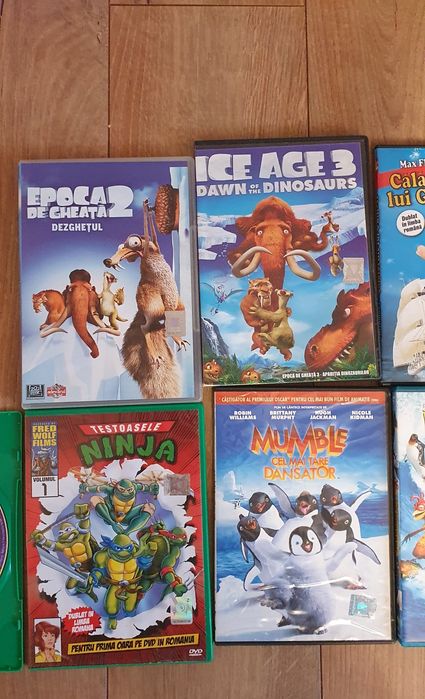 DVD tetiere + CD-uri cu desene