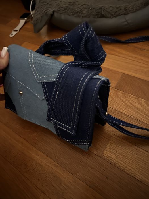 Дънкова чанта Zara