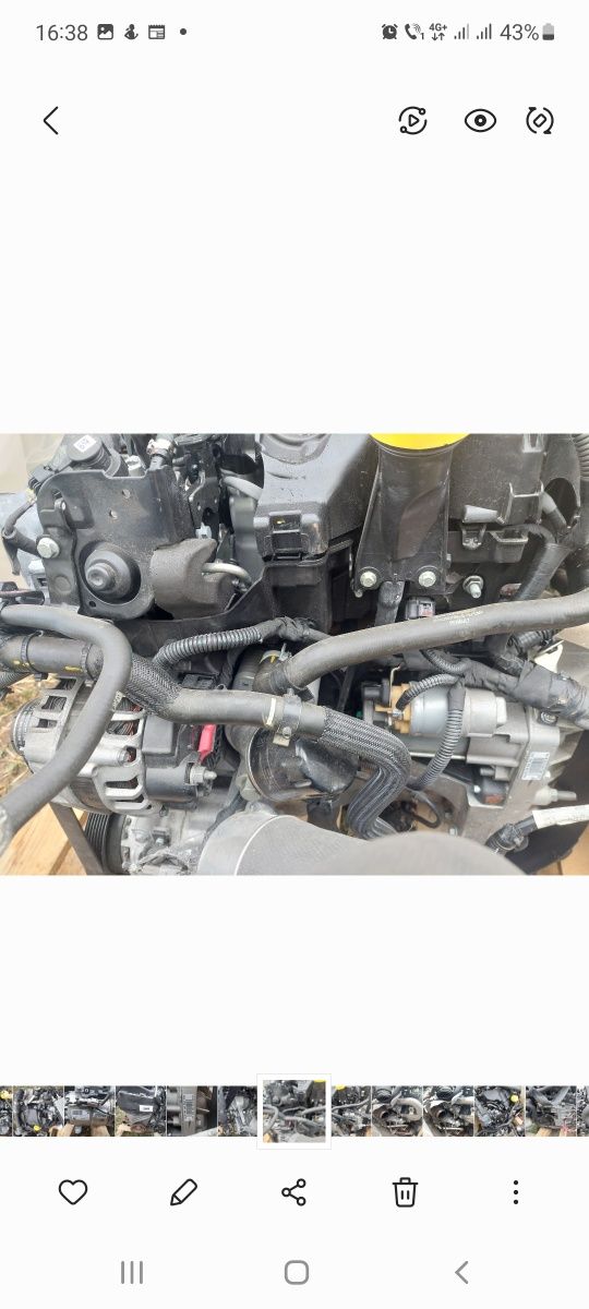 Motor renault 1.5 dci euro 6 si euro 5