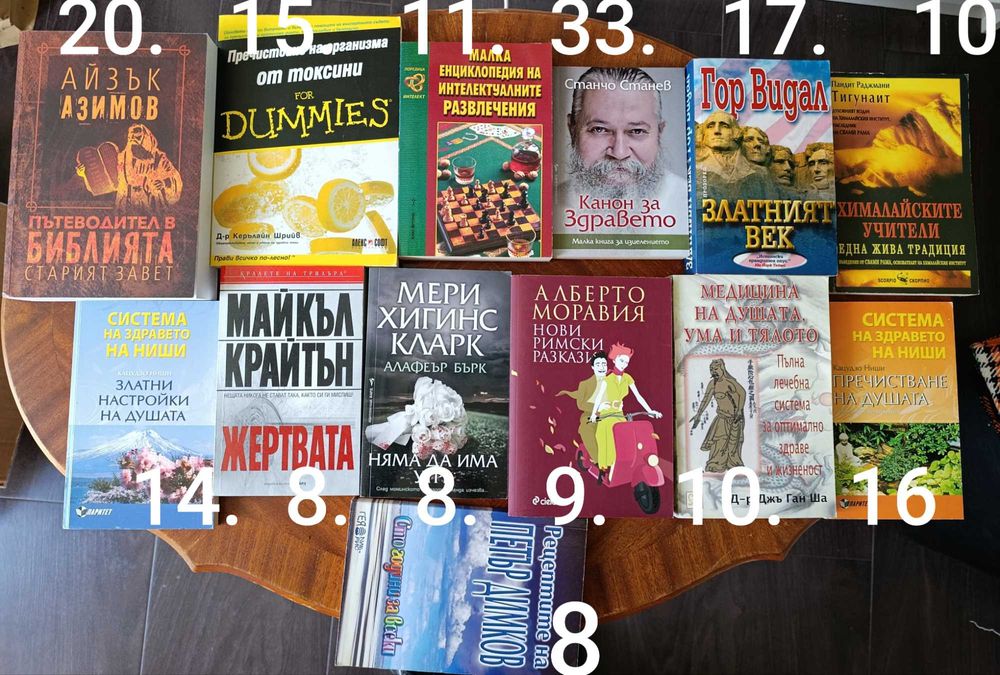 Много книги,за всеки по нещо