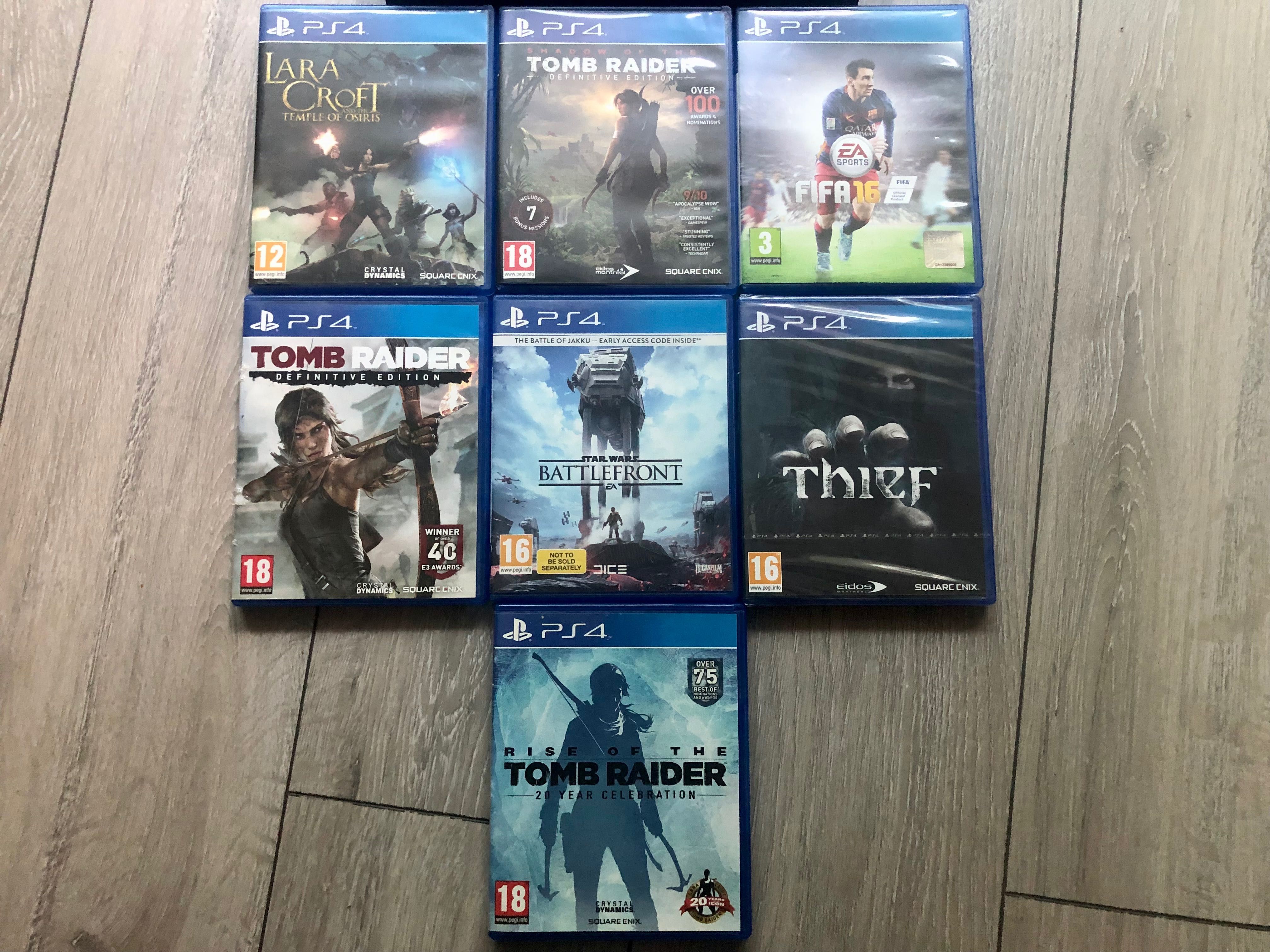 PlayStation 4 с джойстик 7 игри Tomb Raider, FIFA 16, Star Wars  PS4