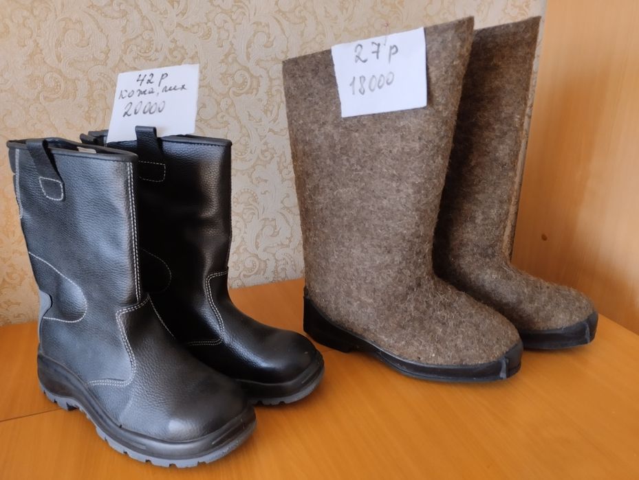 Валенки, Рабочие сапоги и батинки