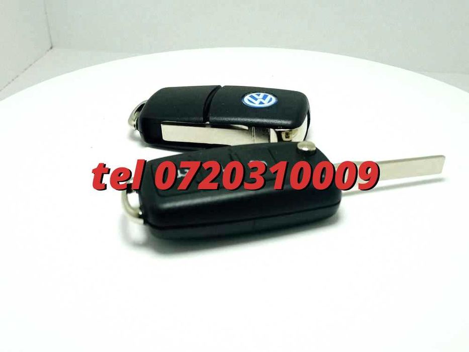 Carcasa Cheie Briceag Volkswagen Seat Skoda 3 Butoane