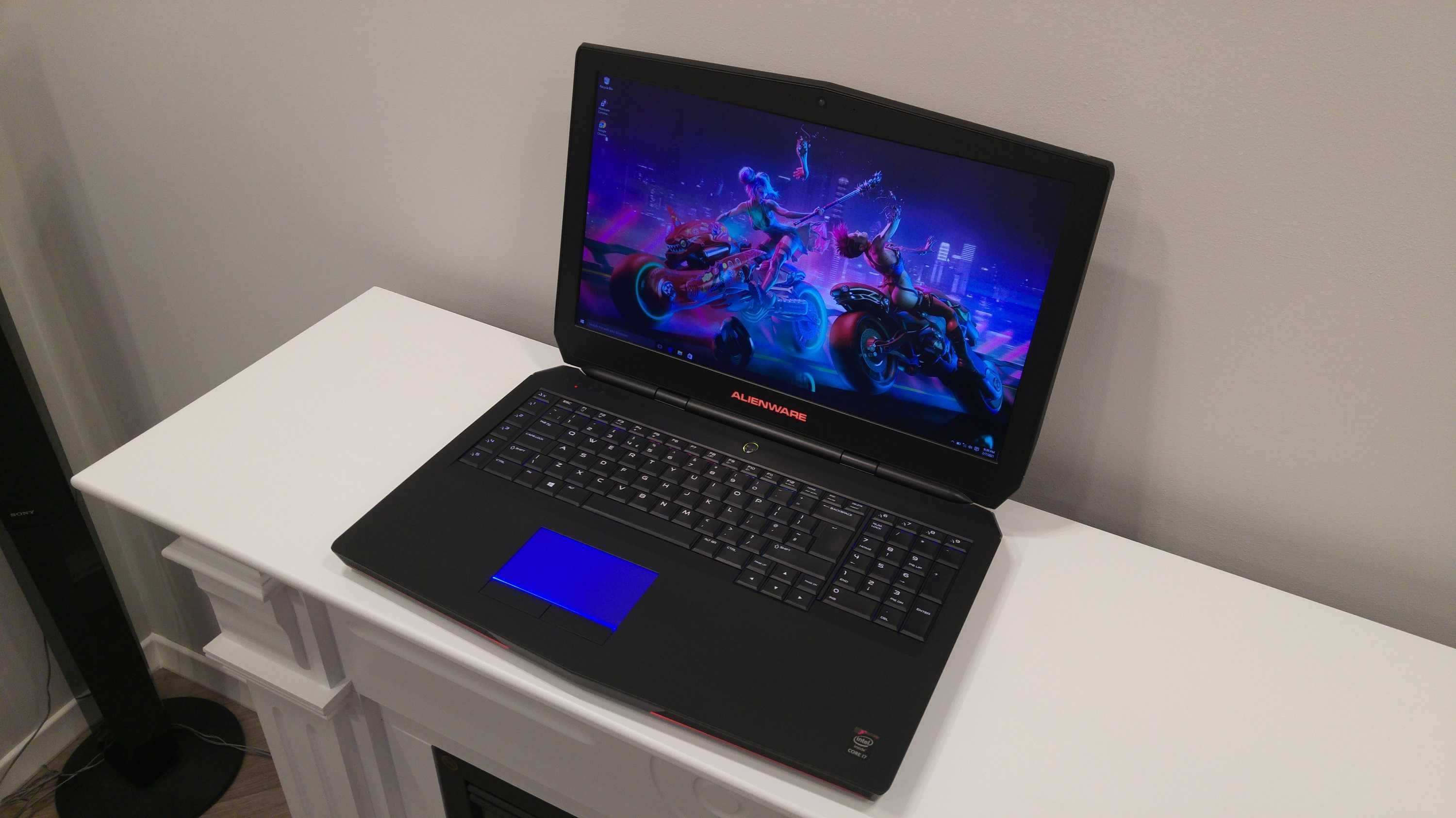 Laptop gaming alienware ,intel core i7 ,video 8 gb , 17,3 inch, defect