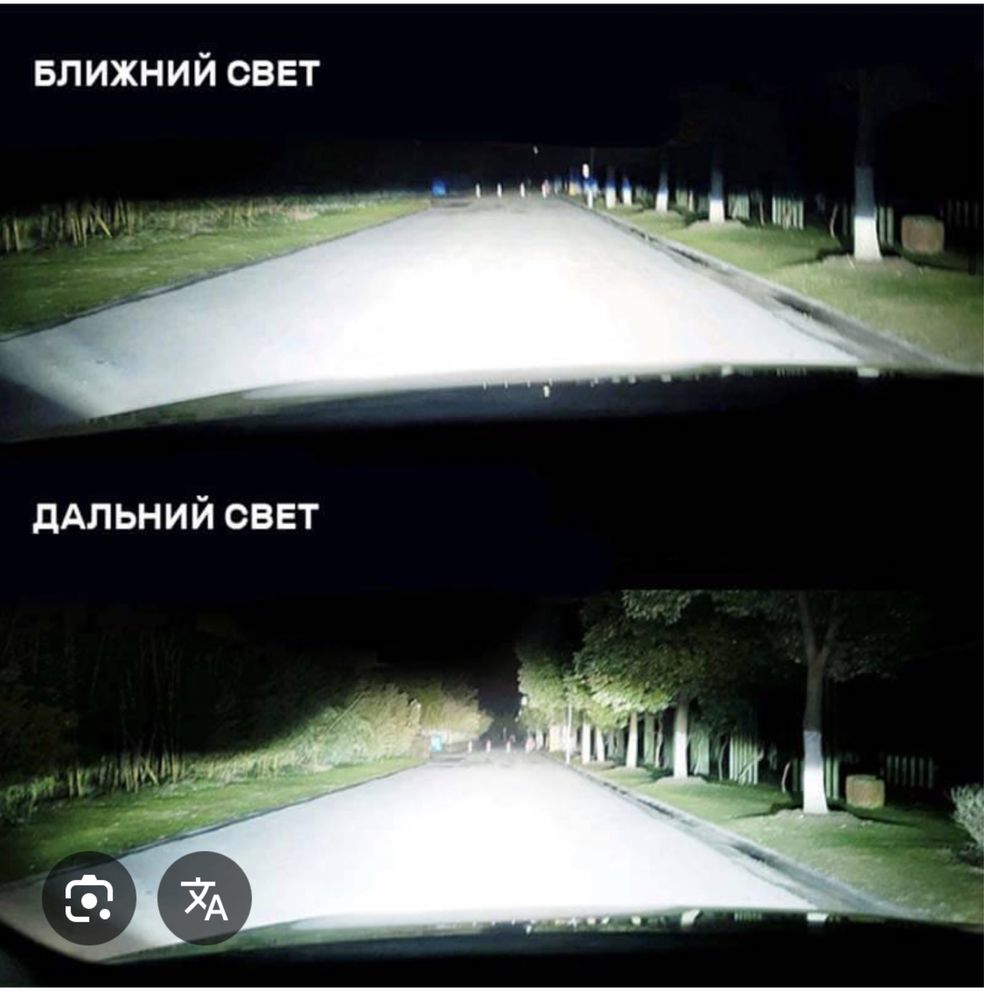 Установка Би Лед линзы палировка фар