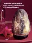 Veioza/lampa de sare de Himalaya Avon cu usb