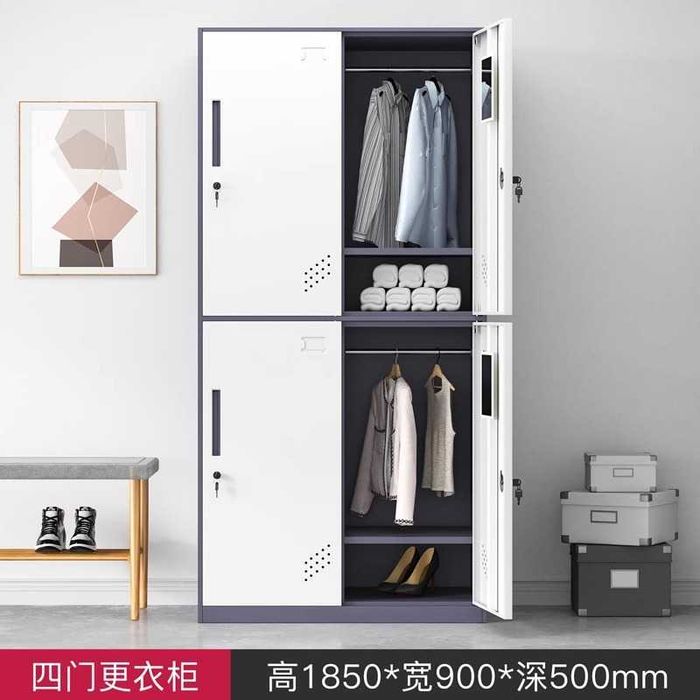 ko‘p bo‘limli kiyim shkafi. zavodlar/ mexmonxonalar uchun kiyim shkafi