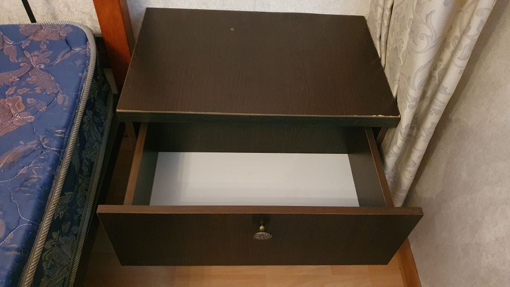 Продам прикроватные тумбочки б/у, цена за 2 шт. 15 тыс. Тг