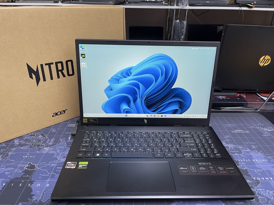 Игровой Acer Nitro V15 Ryzen 5-7535HS/16GB/SSD512GB/RTX4050 6GB