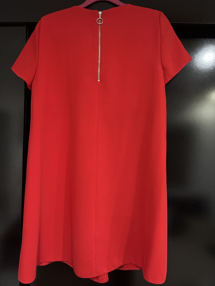 Дамска червена рокля Zara